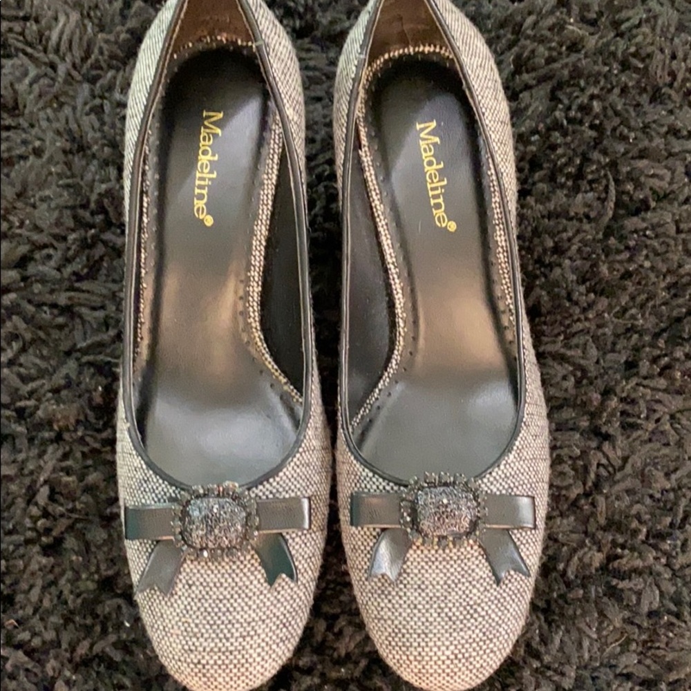 Tweed heels